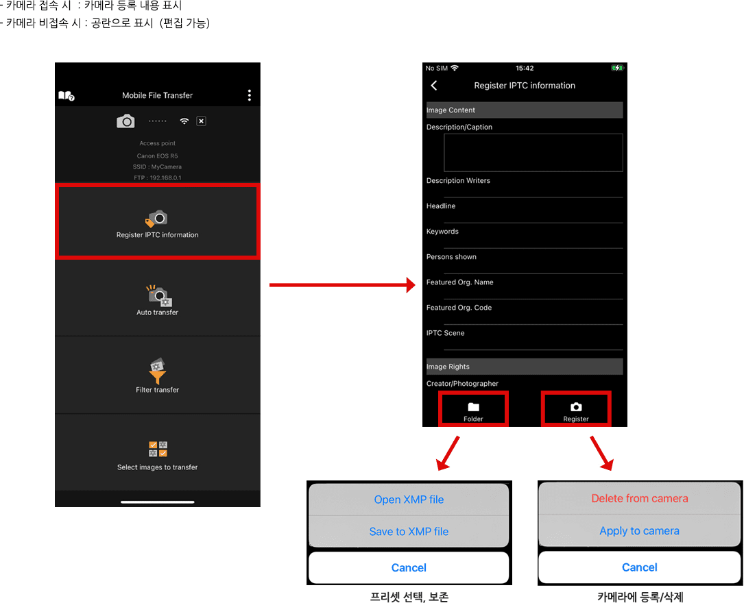 1. IPTC 정보의 편집・등록 이미지